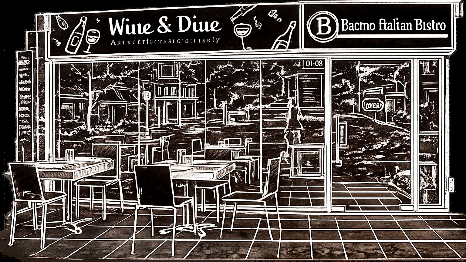 Bacino Italian Bistro storefront exterior at Pasir Panjang